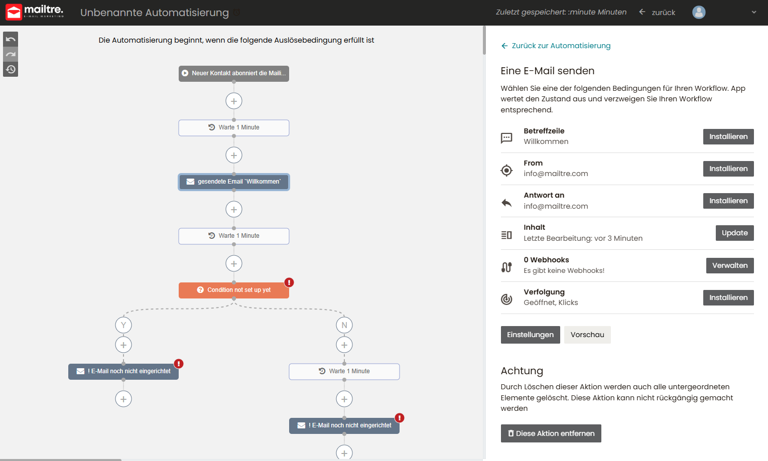 E-Mail Automation Workflow